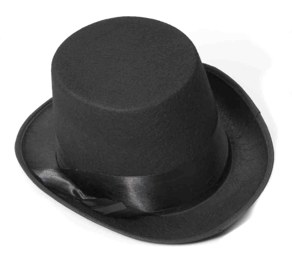 Mens Black Bell Topper Hat - The Base Warehouse