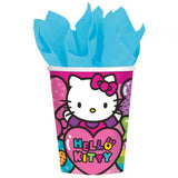 Load image into Gallery viewer, 8 Pack Hello Kitty Rainbow Cups - 266ml - The Base Warehouse
