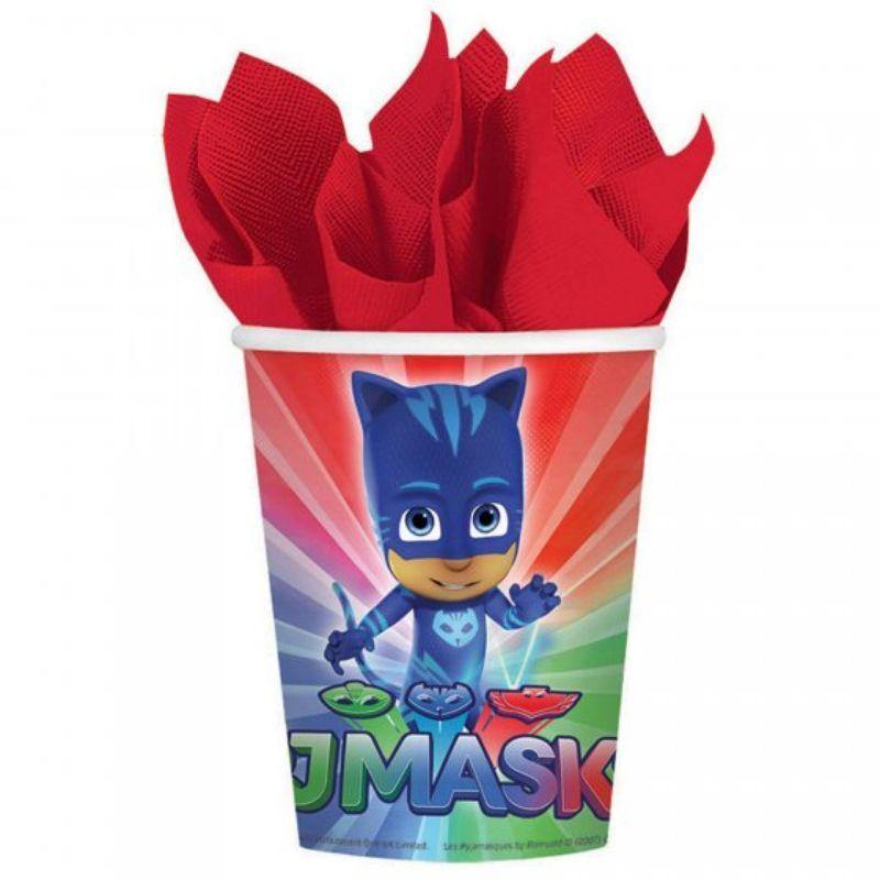 8 Pack PJ Masks Cups - 266ml - The Base Warehouse