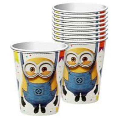8 Pack Despicable Me 3 Cups - 266ml - The Base Warehouse