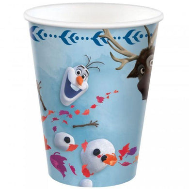 8 Pack Frozen 2 Paper Cups - 266ml - The Base Warehouse