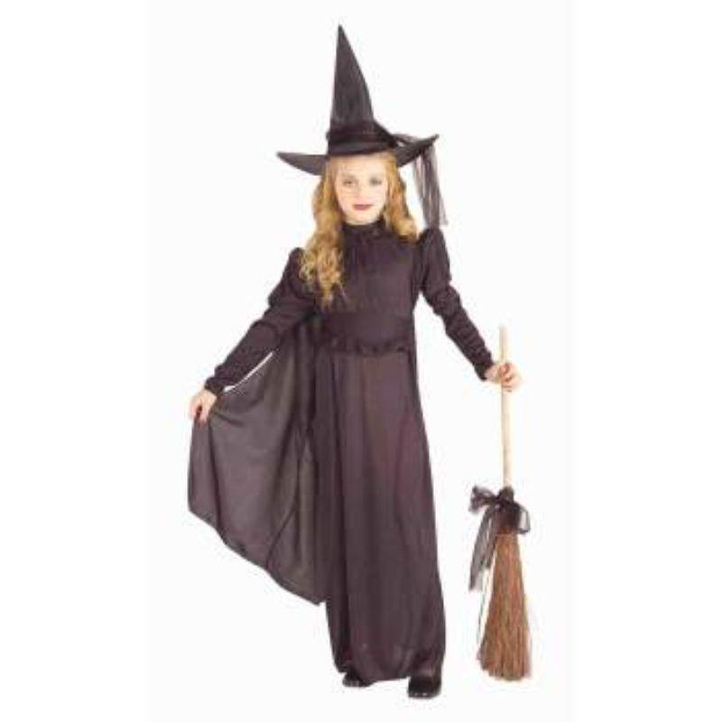 Girls Classic Witch Costume - M - The Base Warehouse