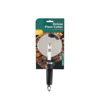 Deluxe Pizza Cutter with Rubber Handle - The Base Warehouse