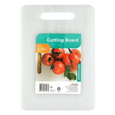 White Plastic Cutting Board - 35cm x 24.5cm - The Base Warehouse