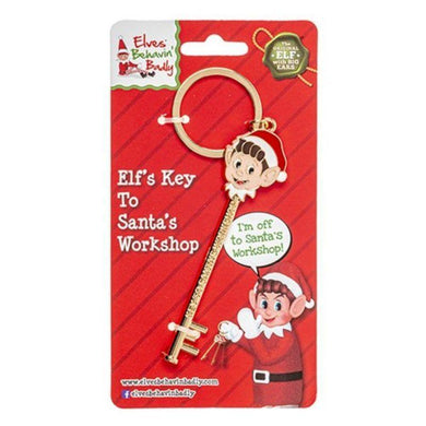 Xmas Santa Workshop Keyring - The Base Warehouse