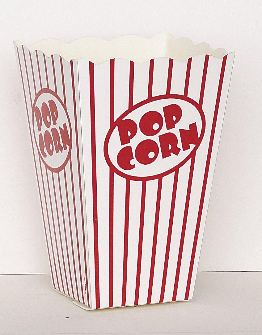 8 Pack Popcorn Boxes - The Base Warehouse