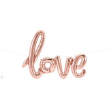 Load image into Gallery viewer, Rose Gold Script Love Foil Balloon - 101cm - The Base Warehouse
