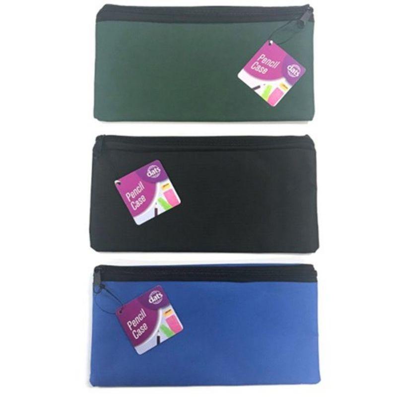 1 Zip Fabric Pencil Case - 220mm x 120mm - The Base Warehouse