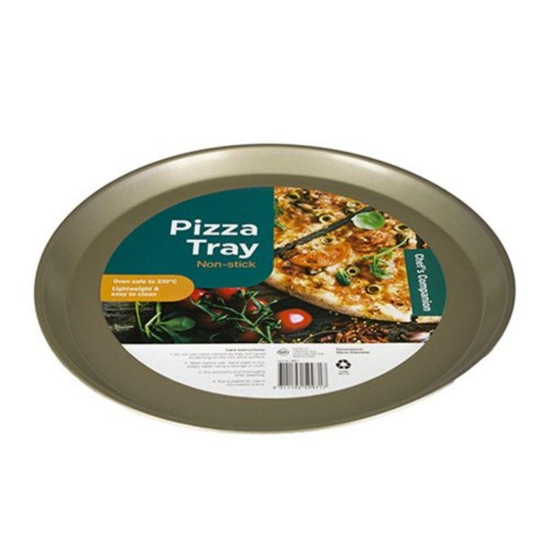 Pizza Tray Non-stick Champagne Col 32cm Dia