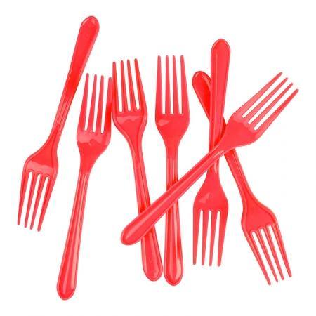 20 Pack Coral Forks - The Base Warehouse