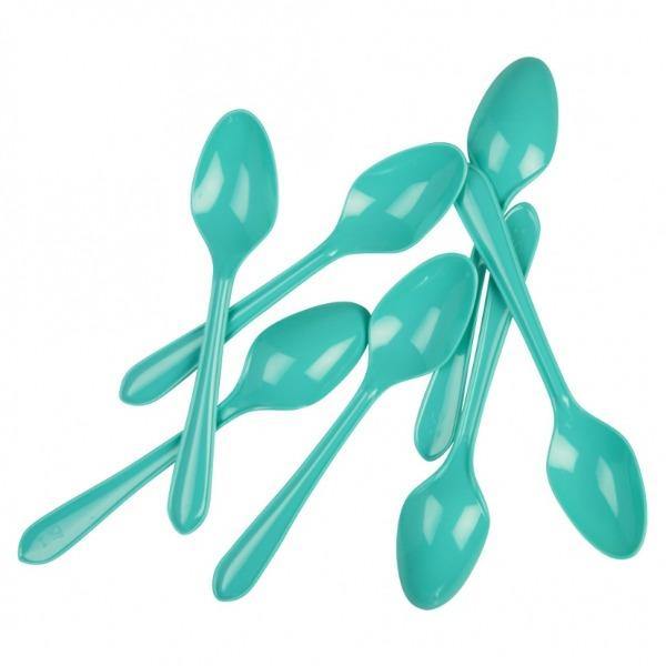 20 Pack Classic Turquoise Dessert Spoon - The Base Warehouse
