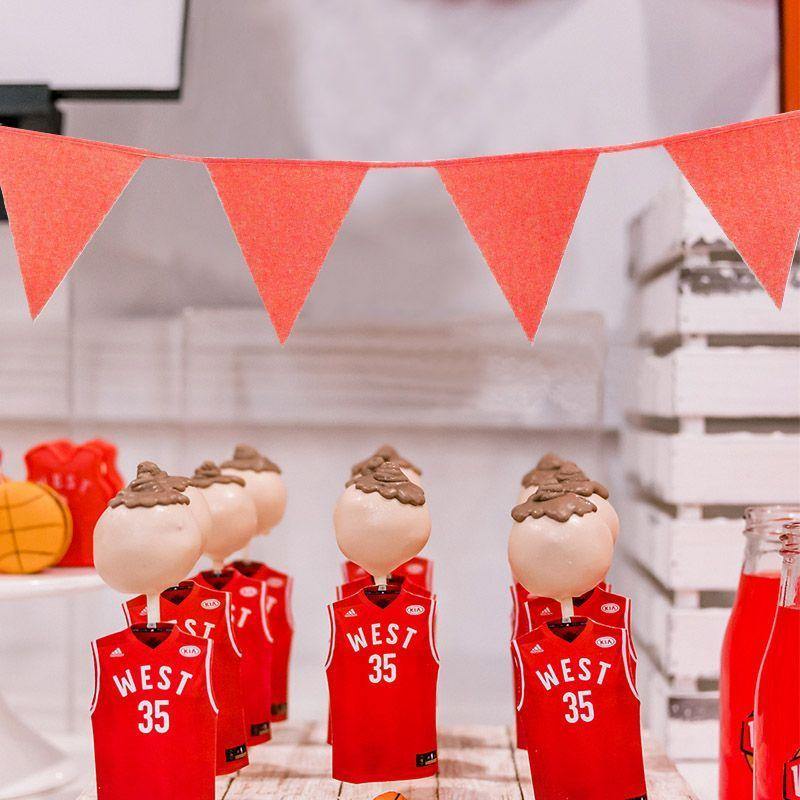 Red Glitter Bunting - 3m - The Base Warehouse