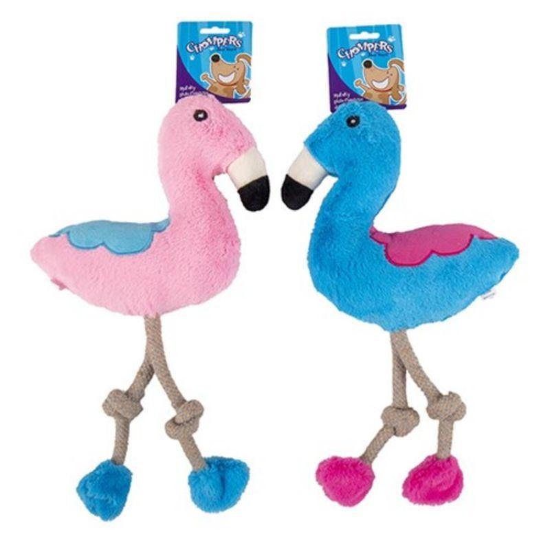 Squeaky Flamingo Dog Toy - 38cm - The Base Warehouse