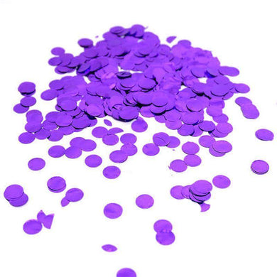 Purple Balloon 2cm Confetti - 250g - The Base Warehouse