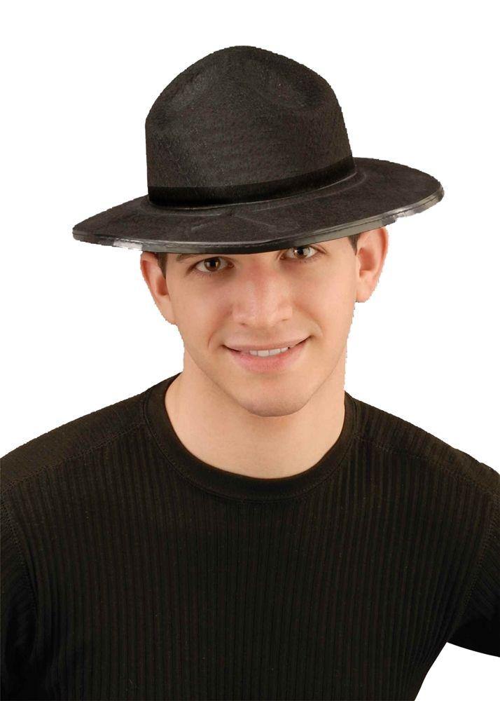 Mens Black Mounted Police Hat - The Base Warehouse