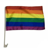 Load image into Gallery viewer, Rainbow Car Flag - 43cm x 30cm
