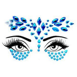 Load image into Gallery viewer, Blue Diamante Face Jewels
