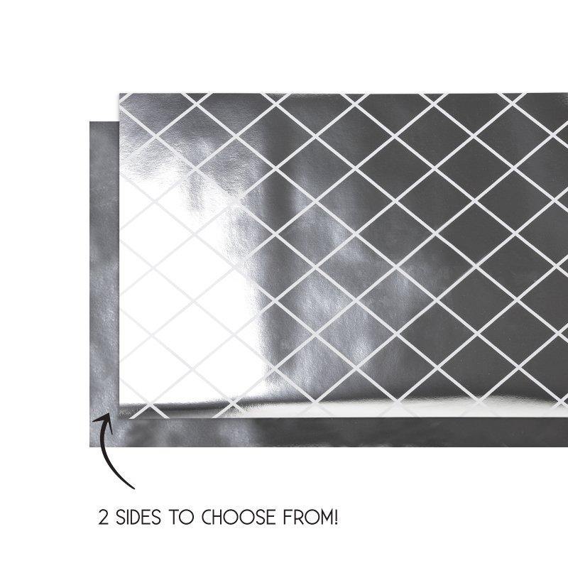 Metallic Silver Table Runner - 4m x 35cm - The Base Warehouse