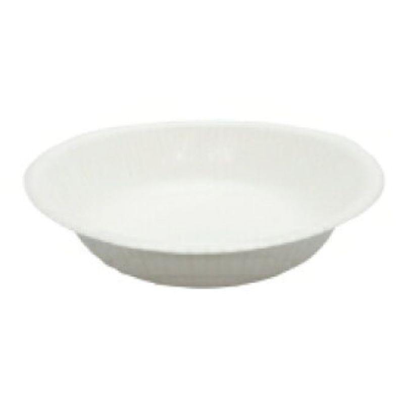 50 Pack White Paper Bowl - 15cm - The Base Warehouse