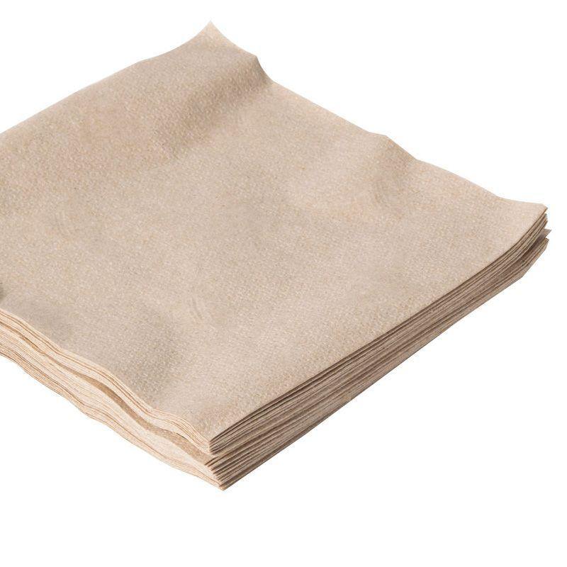 50 Pack Kraft Napkins - 16.5cm x 16.5cm