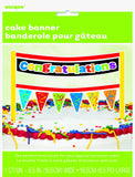 Load image into Gallery viewer, Congratulations Confetti Cake Banner - 16.5cm - The Base Warehouse
