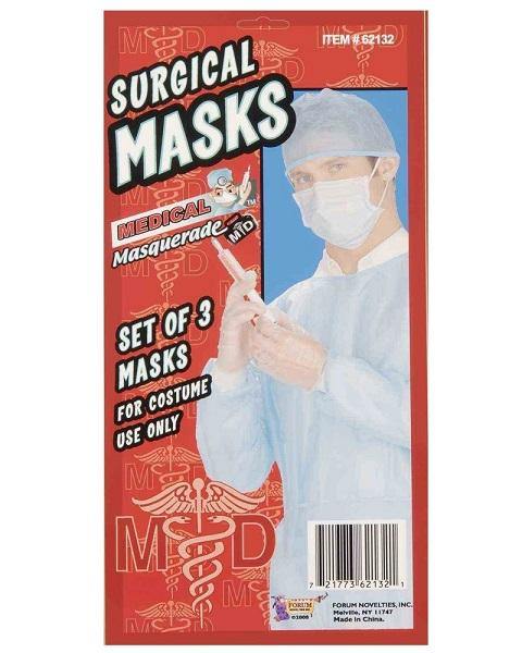 3 Pack Surgical Operation Masks - The Base Warehouse