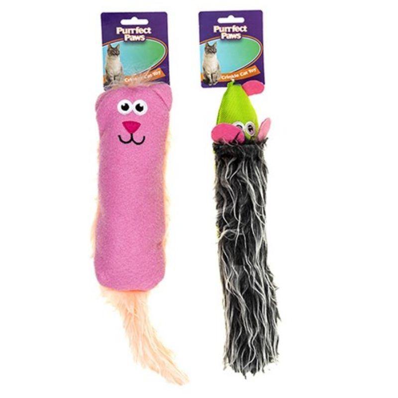 Crinkle Rat & Cat Cat Toy - The Base Warehouse