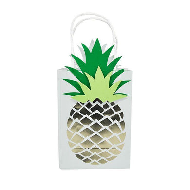 3 Pack Gold Pineapple Bags - 26cm x 18.5cm x 7.5cm - The Base Warehouse