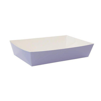 10 Pack Pastel Lilac Lunch Tray - The Base Warehouse