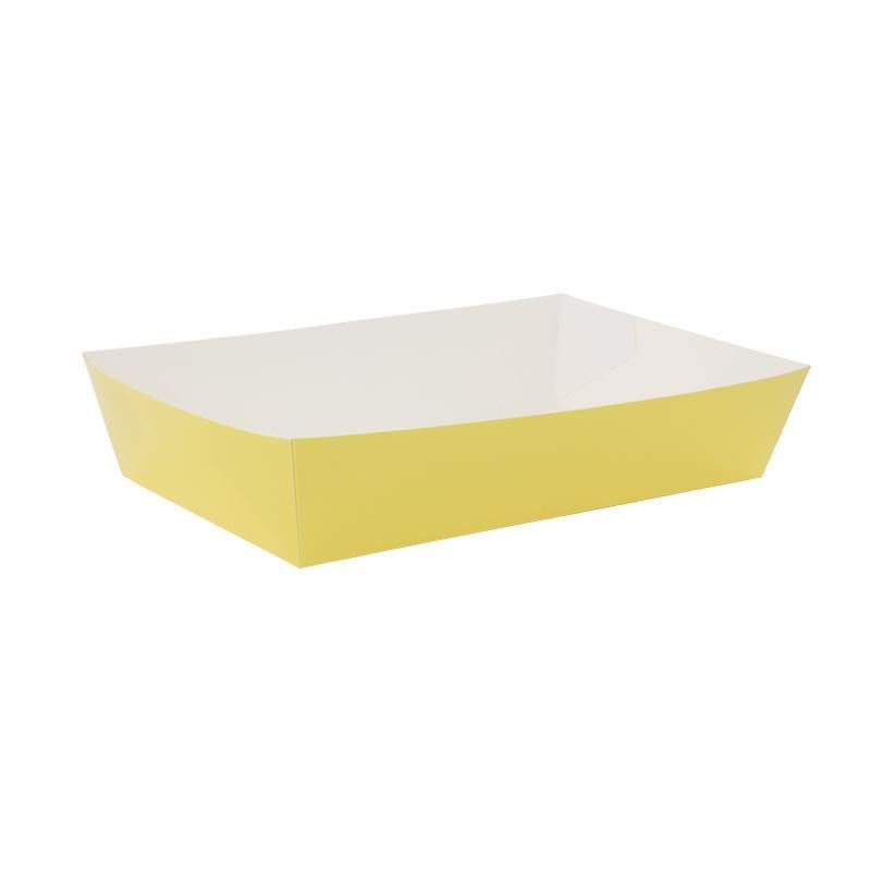 10 Pack Pastel Yellow Lunch Tray - The Base Warehouse