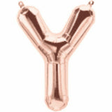 Load image into Gallery viewer, Rose Gold Foil Balloon Y - 36cm - The Base Warehouse
