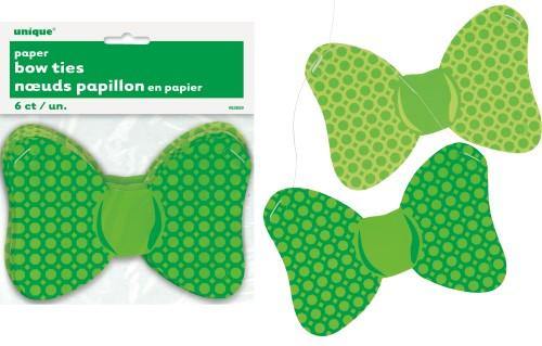 6 Pack St Patricks Bow Tie - 2 Designs - The Base Warehouse