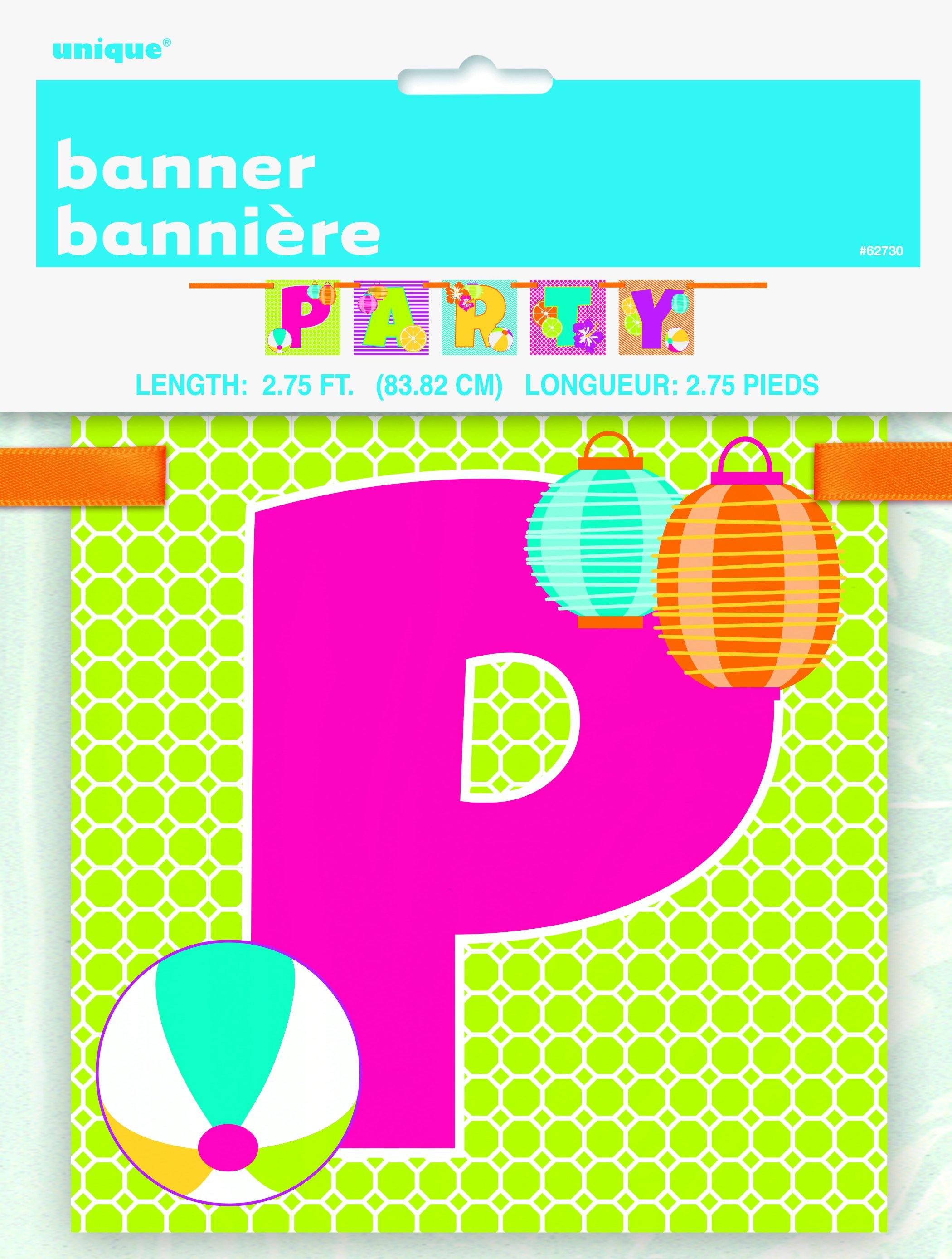 Party Summer Fun Block Banner - 83cm