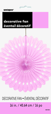 Lovely Pink Decorative Fan - 40cm - The Base Warehouse