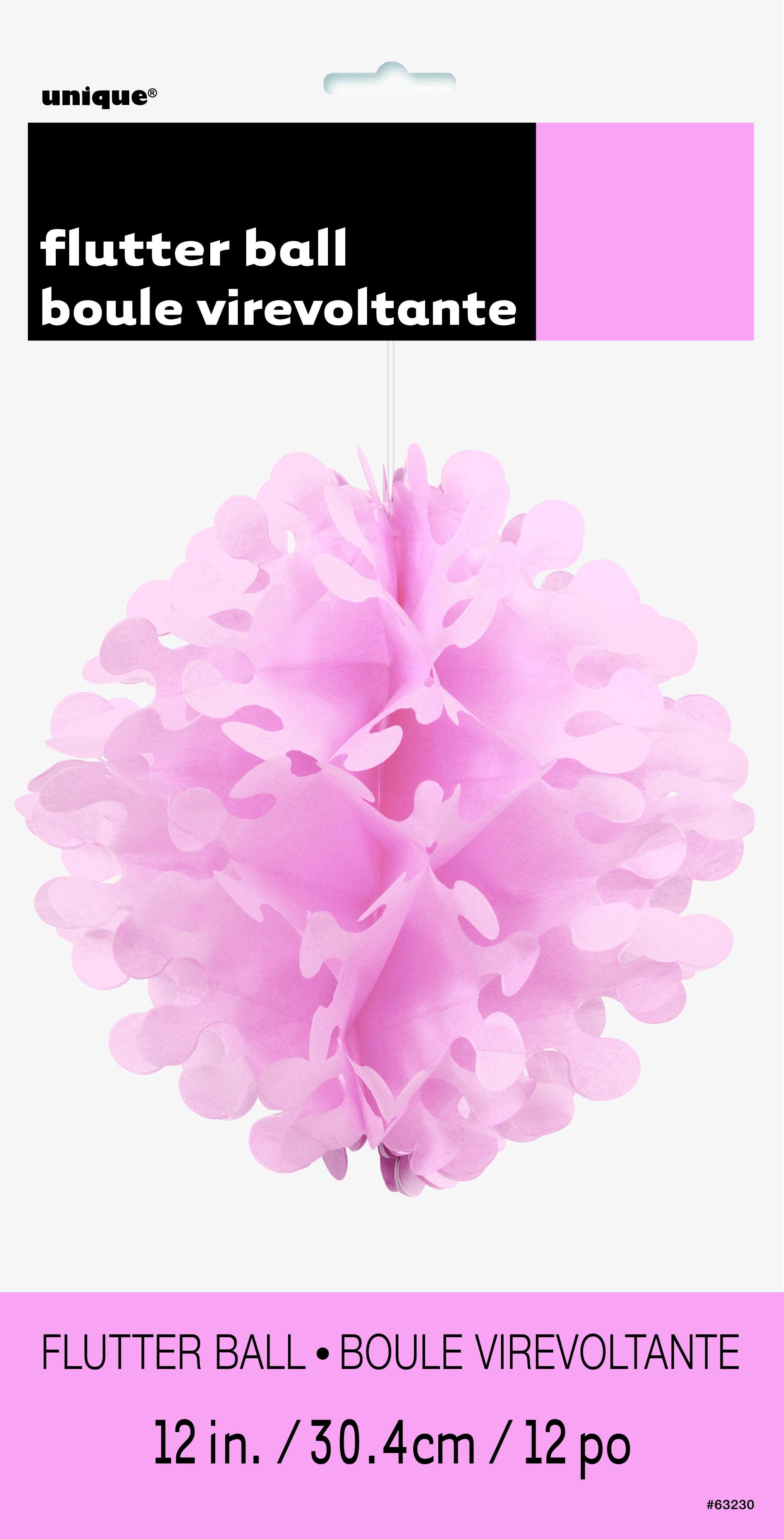Lovely Pink Flutter Ball - 30cm - The Base Warehouse