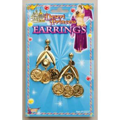 Gold Coin Earrings - The Base Warehouse