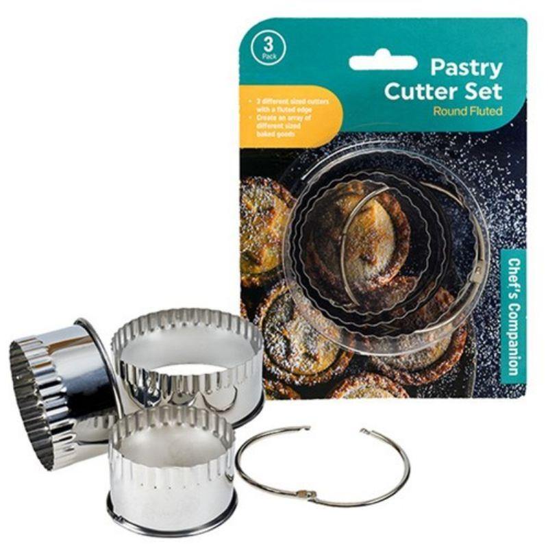 Round Fluted Pastry Cutter Set - The Base Warehouse