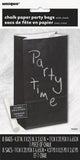 Load image into Gallery viewer, 8 Pack Paper Chalkboard Paper Bags with Chalk - 11cm x 20.9cm x 6.6cm - The Base Warehouse
