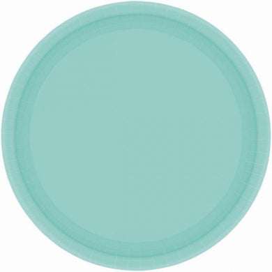 20 Pack Robins Egg Blue Paper Plates - 17cm - The Base Warehouse