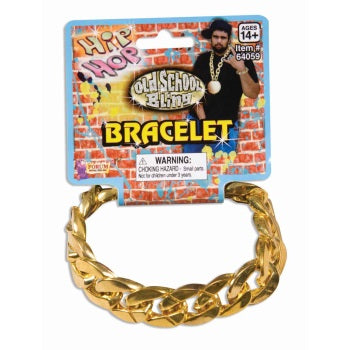 Gold Big Links Bracelet