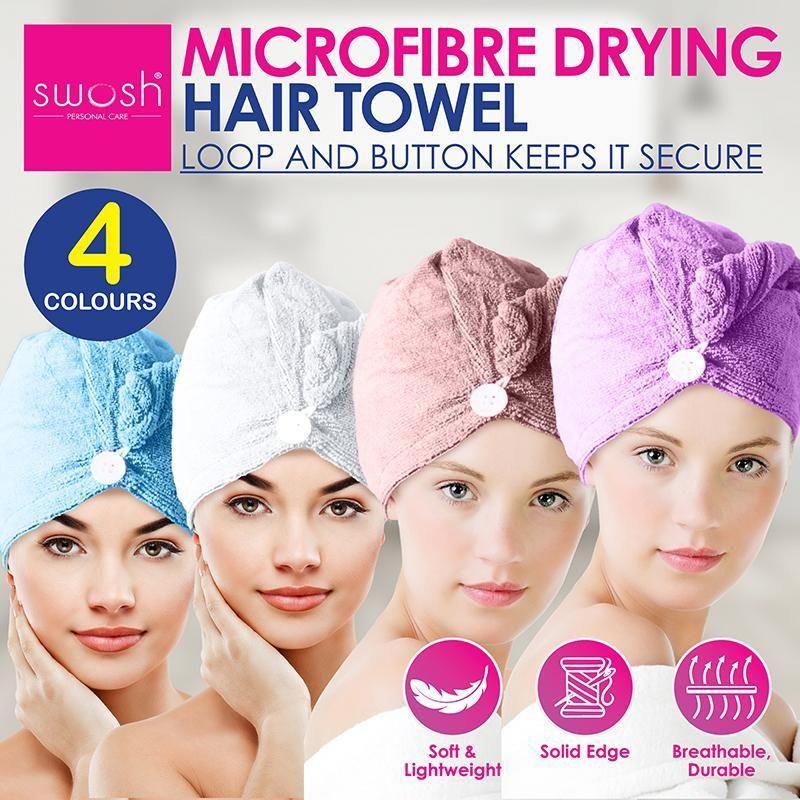 Microfibre Hair Drying Towel - The Base Warehouse