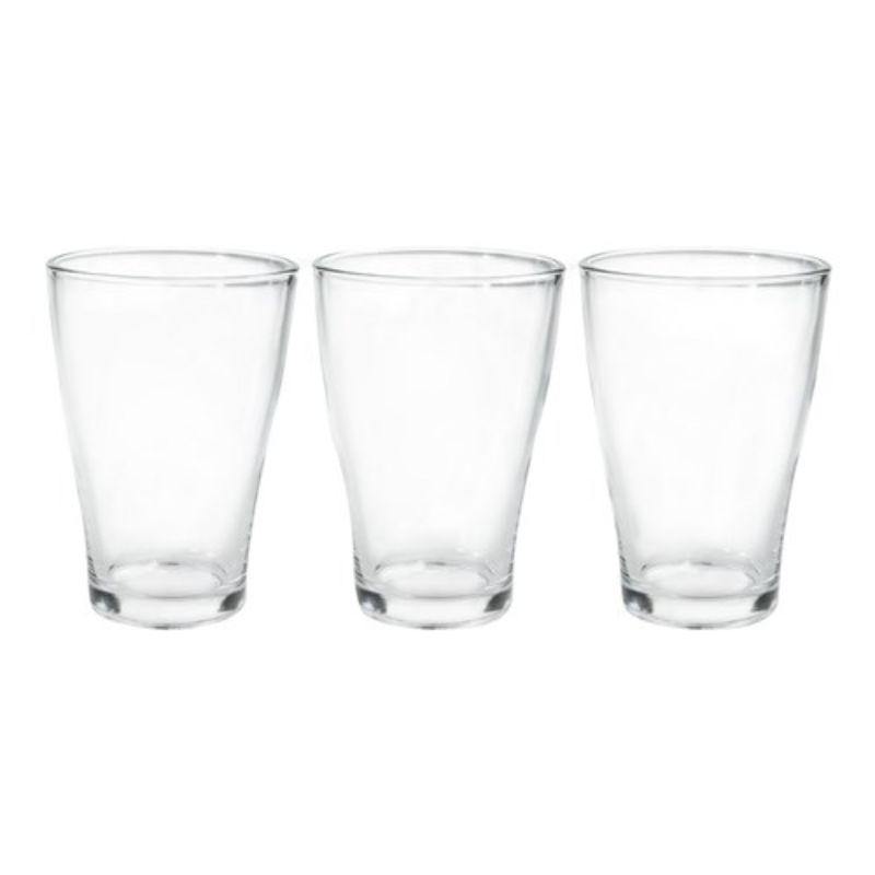 3 Pack Glass Tumblers - 370ml | The Base Warehouse