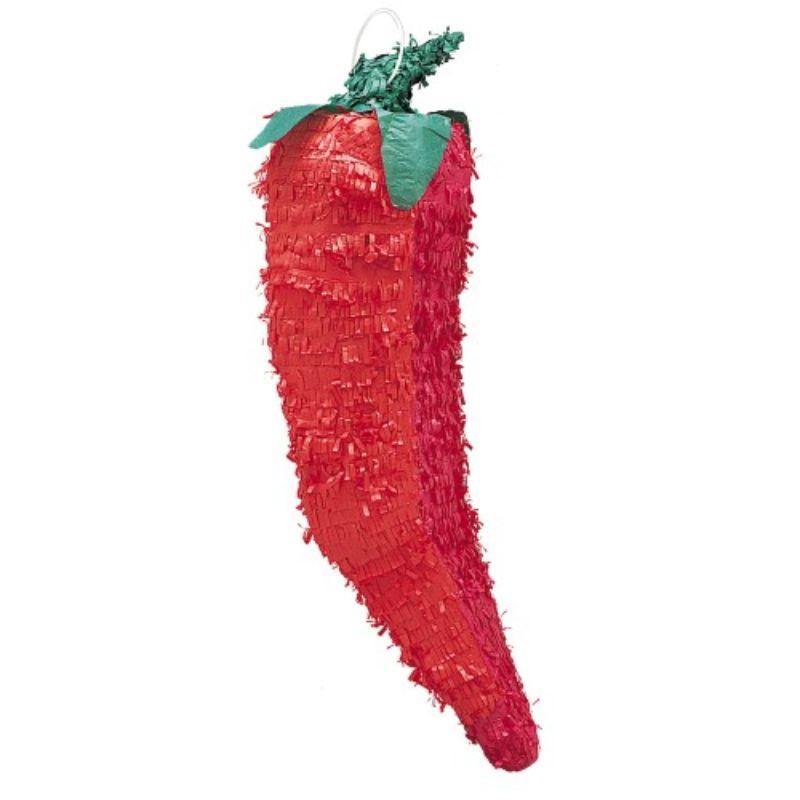 Red Chilli Pepper Pinata - 72cm x 23cm x 15cm