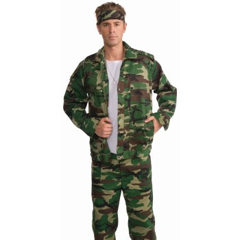 Adults Camouflage Jacket - Extra Large