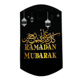 Load image into Gallery viewer, 6 Pack Black &amp; Gold Ramadan Mubarak Cookie Box 16cm x 12cm
