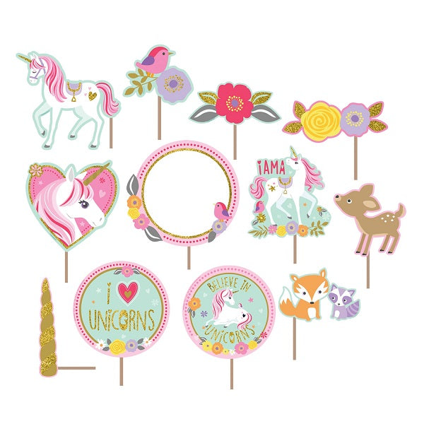 Magical Unicorn Scene Setters with Props