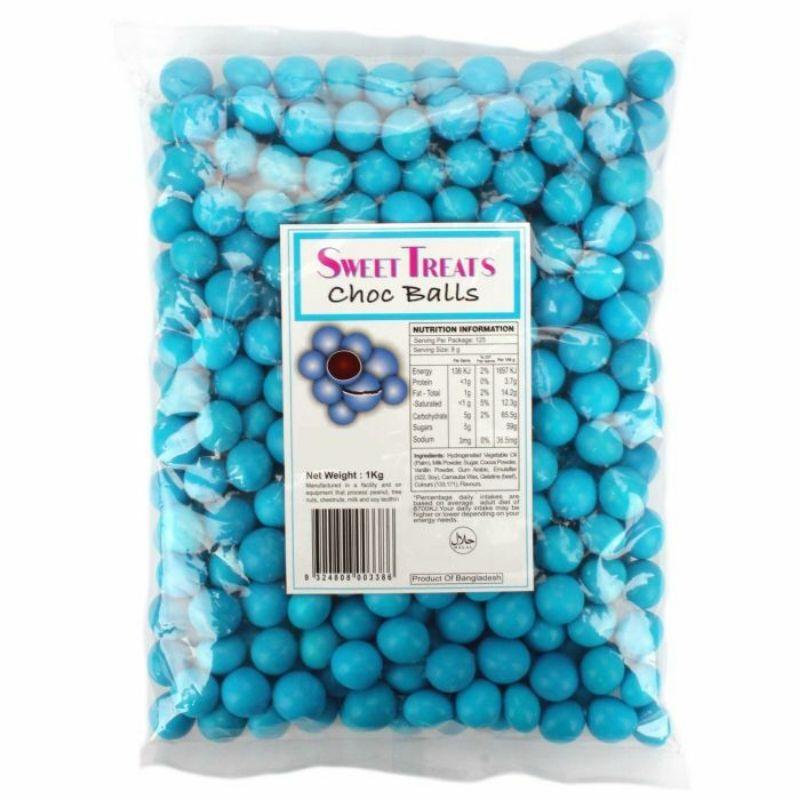 Blue Chocolate Balls - 1kg