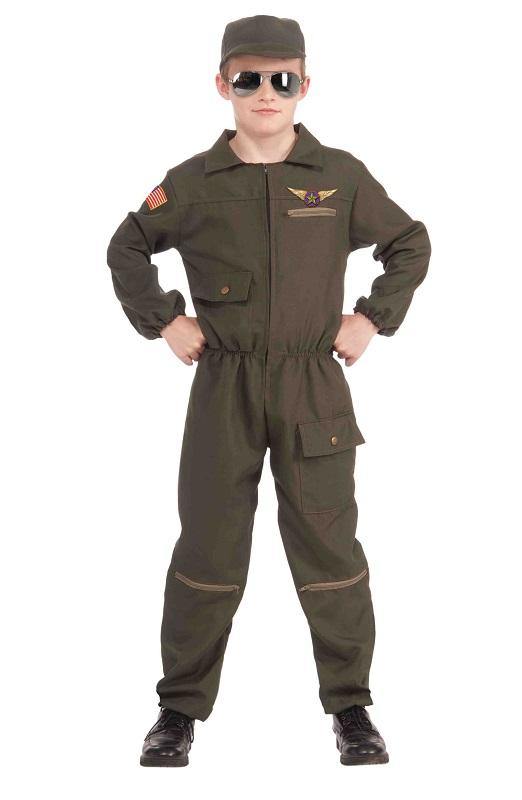 Boys Fighter Jet Pilot Costume - Small - The Base Warehouse