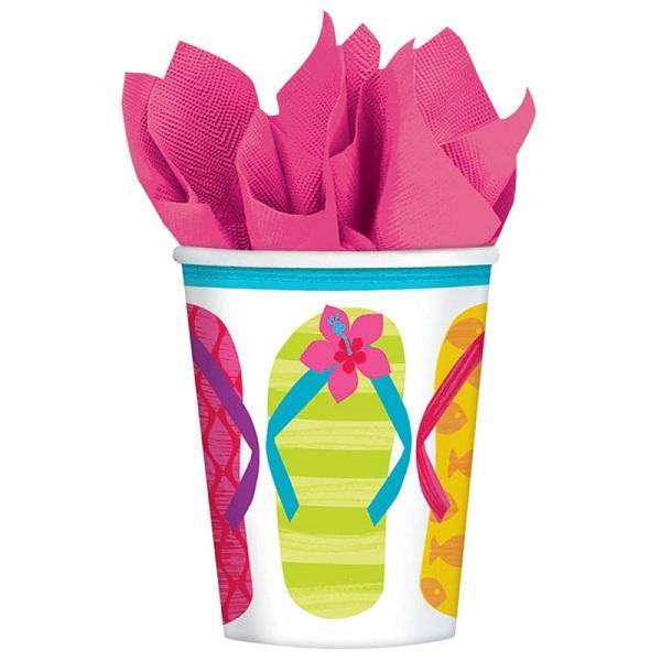 50 Pack Flip Side Paper Cups - The Base Warehouse