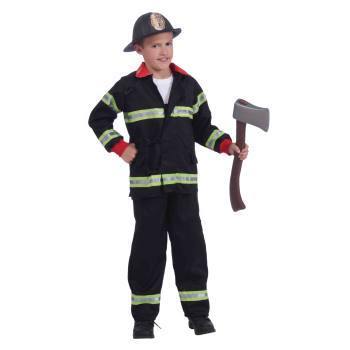 Kids Fireman Costume - Small - The Base Warehouse